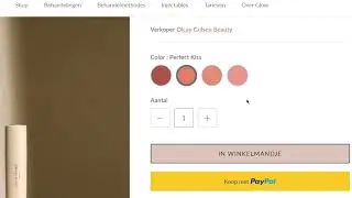 Shopify Color Swatches with Color Name on Color Selection