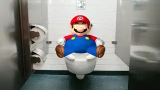 Mario desperately needs to take a sh*t