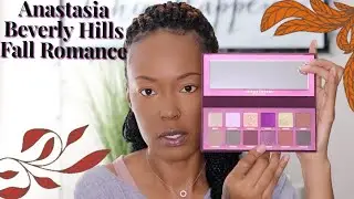 *New Makeup Alert* Anastasia Beverly Hills Fall Romance Eyeshadow Palette On Dark Skin