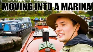 Moving our narrowboat into a marina