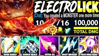 New OP Statikk Shiv ELECTRO LICK Tahm Kench Top Build: 100.000+ Total Damage ⚡👅 - League of Legends