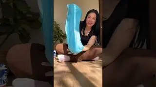Making DIY Fluffy Slime on MY FLOOR 😅