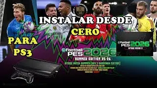 Install eFootball 2026 for PS3 from scratch in PKG BITBOX PATCH