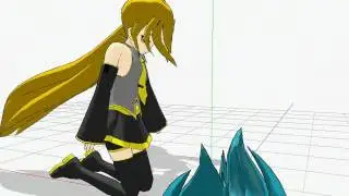 When you touch miku's hair