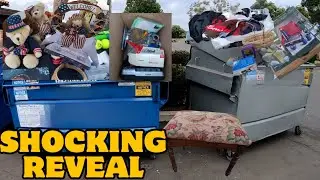 LUXURY DUMPSTER DIVING : SHOCKING REVEAL WHAT WEALTHY NEIGHBORHOODS THROW AWAY IN THEIR TRASH!!