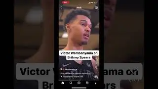 Victor wembanyama talking Brittany spears altercation