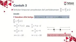 Kalkulus | Sistem Bilangan Riil (Part 10) - Contoh Soal Pertidaksamaan Mutlak [2]