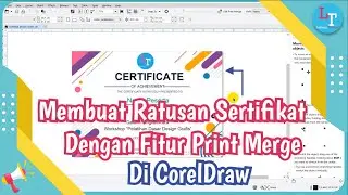 How to Print a Certificate Using CorelDraw Print Merge