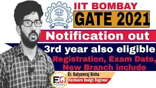 GATE 2021 Exam date | Gate Exam Date 2021 Notification | Gate 2021 Third Year Students Eligible