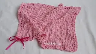How to kniting a children's blanket for newborn infant for beginners