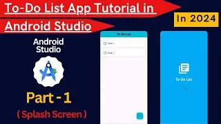 To-Do List App Tutorial Android Studio Part 1 || Android Studio Project || To-Do List