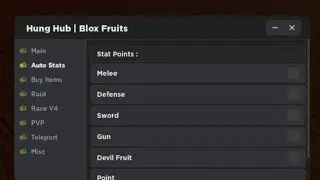 Blox Fruits Script Auto Stats, Buy Items & More | Hung Hub (Script in Description)