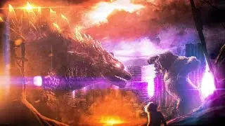 MAKING CONCEPT ART FOR GODZILLA VS KONG(2021) IN PHOTOSHOP (TIMELAPSE)