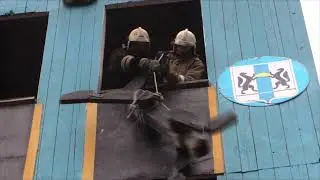 Соревнования по боевому развертыванию Новосибирского гарнизона пожарной охраны