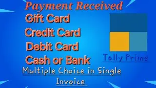 Multi receipt in single sales invoice cash & bank // Smart selling in tally