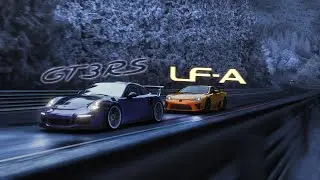 Lexus LFA Nurburgring Package vs Porsche 911 GT3 RS | Nurburgring Nordschleife Winter Race |