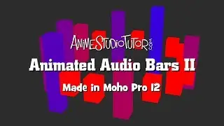 Animated Audio Bars II  - Moho Pro - Cutter by ETBlue