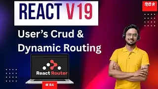 #64: 🚀 User CRUD in React JS with JSON Server + Dynamic Routing | Full Tutorial