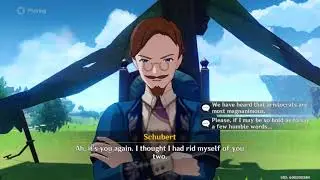 Genshin Impact:Giving Schubert the Gebratenes Fleisch mit Sauerkraut
