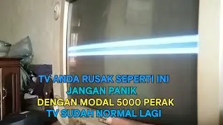 tv cina gambar cacat vertikal modal 5000