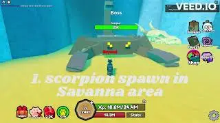 All Bosses Spawn Location (Animal Evolution Simulator)