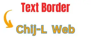 Text Or Font Border Using HTML & CSS Within 30 Seconds