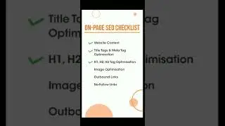 On-Page SEO Checklist | Off-page SEO Checklist | Technical SEO Checklist 