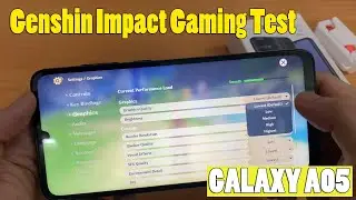 Samsung Galaxy A05: Genshin Impact Gaming Test | 6GB RAM