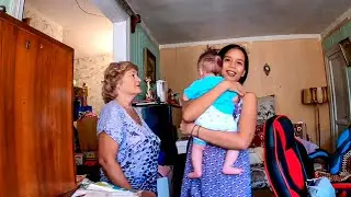 I introduce my foreign wife and son to my mother. Nivy for the first time in Astrakhan.