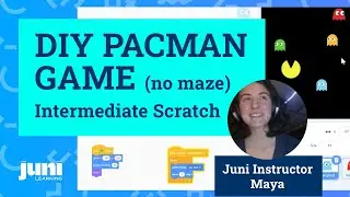 How to Code a PacMan Game in Scratch (No Maze) | Intermediate Scratch Coding Tutorial