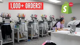 I went viral on Tiktok and got over 1,300 orders 🤯 Work with me in the Warehouse!