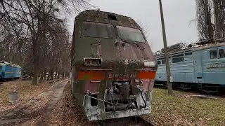 Внутри электровоза ДС3-001!