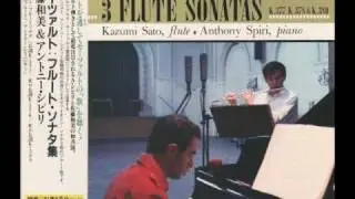 W.A.Mozart: Flute Sonata in F Major, K377(374e) 1st mov.  - Kazumi Sato