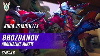 GROZDANOV KOGA VS MUTU LEX PALADINS COMPETITIVE (SEASON 6) ADRENALINE JUNKIE