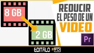 How to Reduce the Weight of Videos in Adobe Premiere