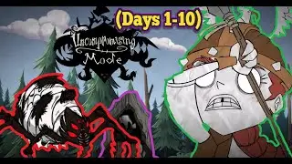 Don't Starve Together, but it's Harder | Uncompromising Mode All Bosses Wigfrid