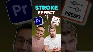 Stroke Effect in Premiere Pro  #premierepro #editing #adobepremier #afftereffects #photoshop #edit