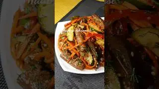 Baqlajonli salat. Салат с баклажана
