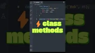 ⚡ Functions Inside Classes in JavaScript 
