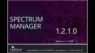 Spectrum Manager 1.2 Overview