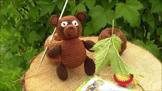 🐻 Вязаный мишка. Винни Пух. Мастер-класс.