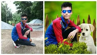 picsart green effete photo editing tutorial | like Photoshop | SR EDITOR..