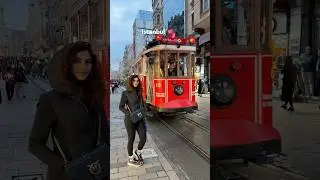 Taksim street in Istanbul Turkey 🇹🇷