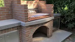 Barbecue con Mattoni Rossi FAI DA TE