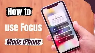 How to use focus mode on iphone | iOS 15 focus mode explain in hindi