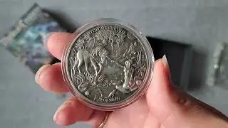 EXTREMELY LIMITED! - 2021 Chad Mythical Creatures - Mermaid & Unicorn 2oz Silver High Relief Coin