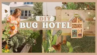 DIY GARDEN PROJECT | putting together a beneficial bug hotel! 🐝