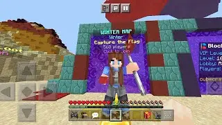 Cubecraft blockwars Capture the Flag (ctf) | Mobile Gameplay ! Mcpe