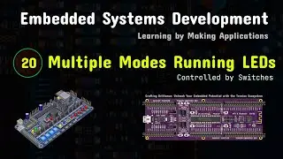EmbSysDev EP20 Multiple Modes Running LEDs