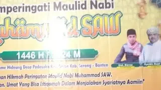Syech Rajif Fandi Qori Suara memukau jama'ah tersipu Semangat Maulid Nabi Saw kp lamehideng padasuka